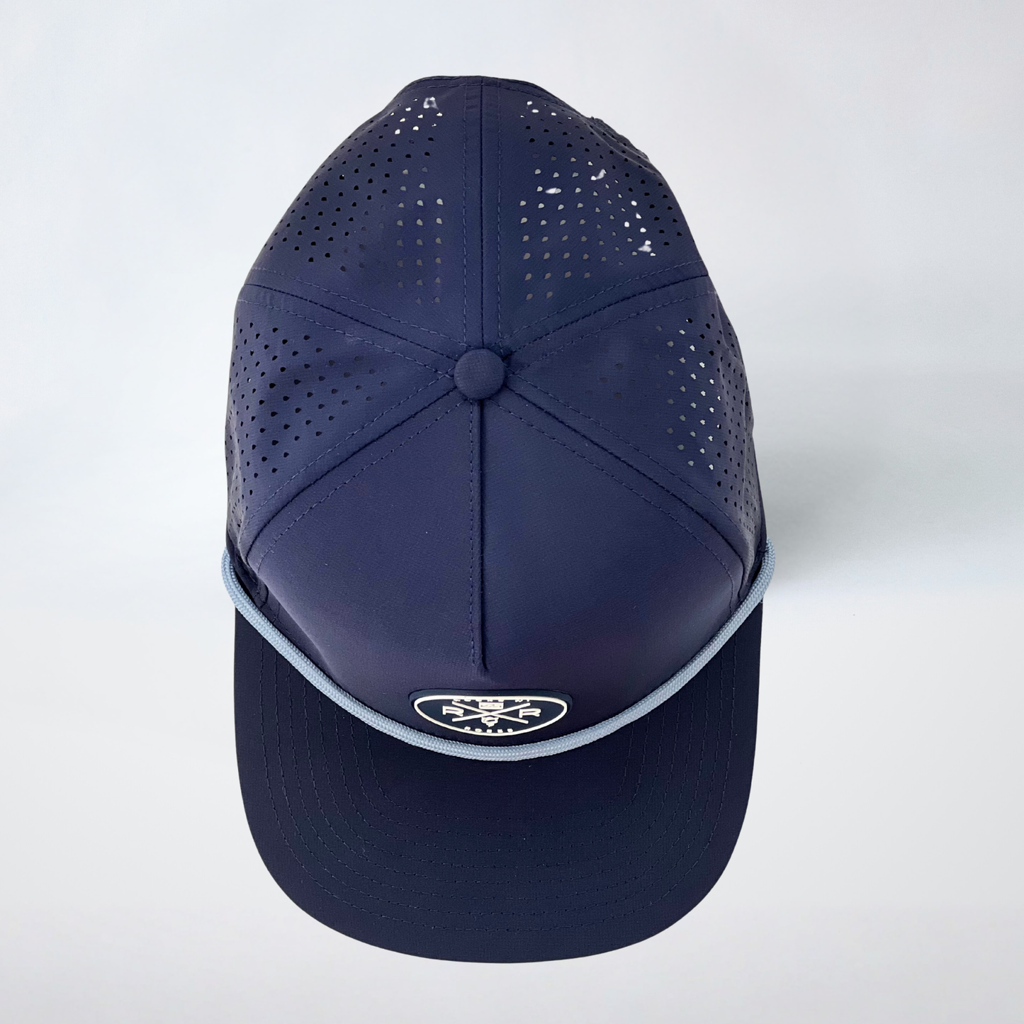 Ocean Drive Navy Golf Hat – Light Blue Rope