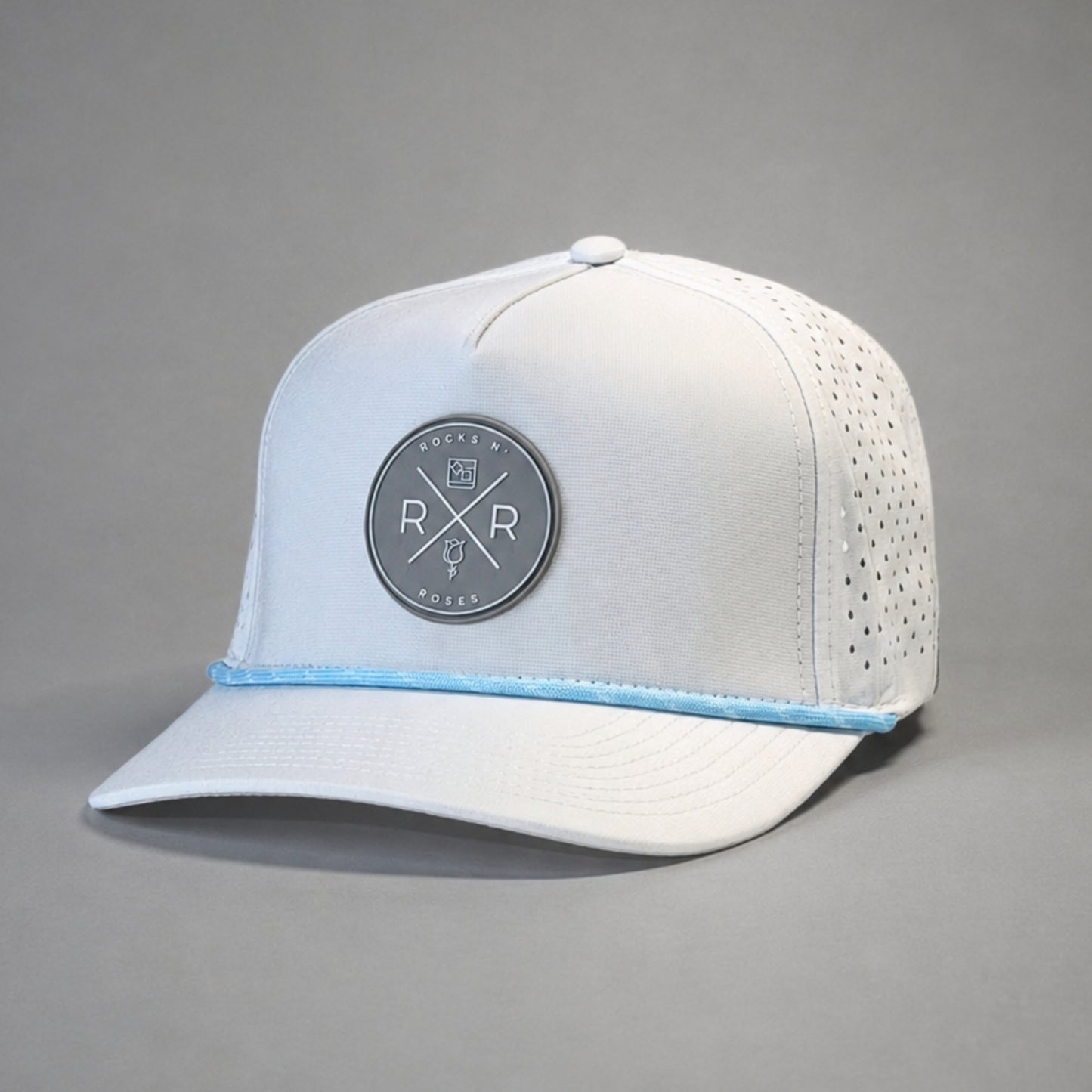 White Performance Golf Hat