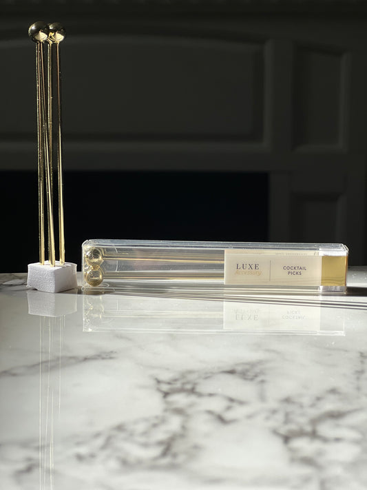 Image of Luxe Golf Cocktail Picks Spears.