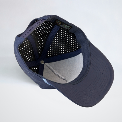 Ocean Drive Navy Golf Hat – Light Blue Rope