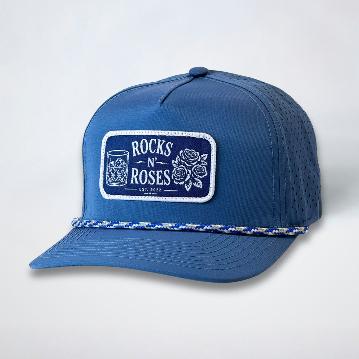 Blue Steel Performance Golf Hat - RNR Heritage Patch