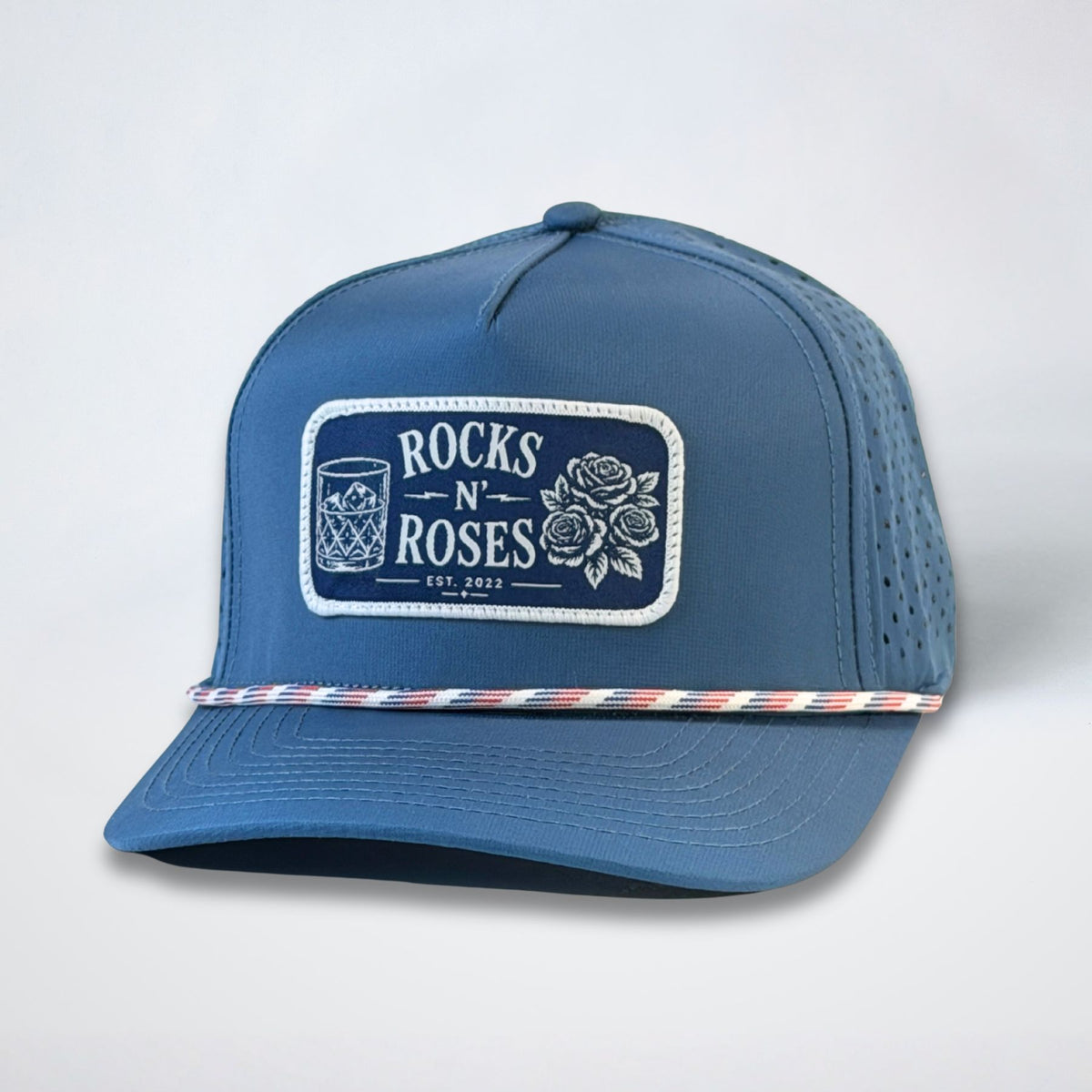 Blue Steel Performance Golf Hat - RNR Heritage Patch