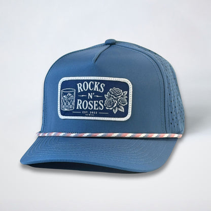 Blue Steel Performance Golf Hat - RNR Heritage Patch