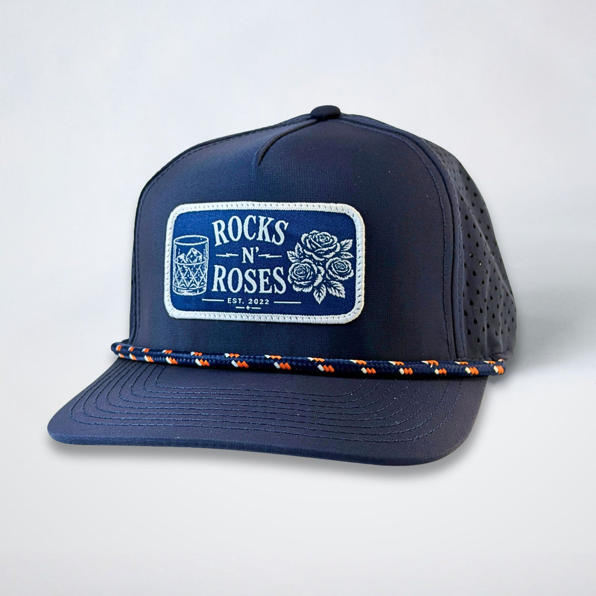 Navy Blue Performance Golf Hat - RNR Heritage Patch