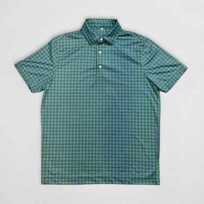 Houndstooth Performance Golf Polo