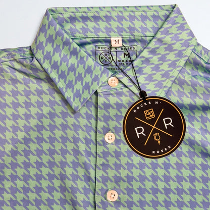 Houndstooth Performance Golf Polo