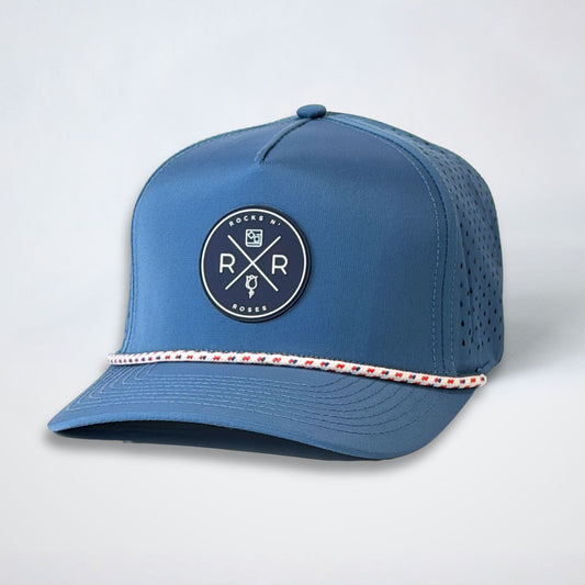Steel Blue Performance Golf Hat