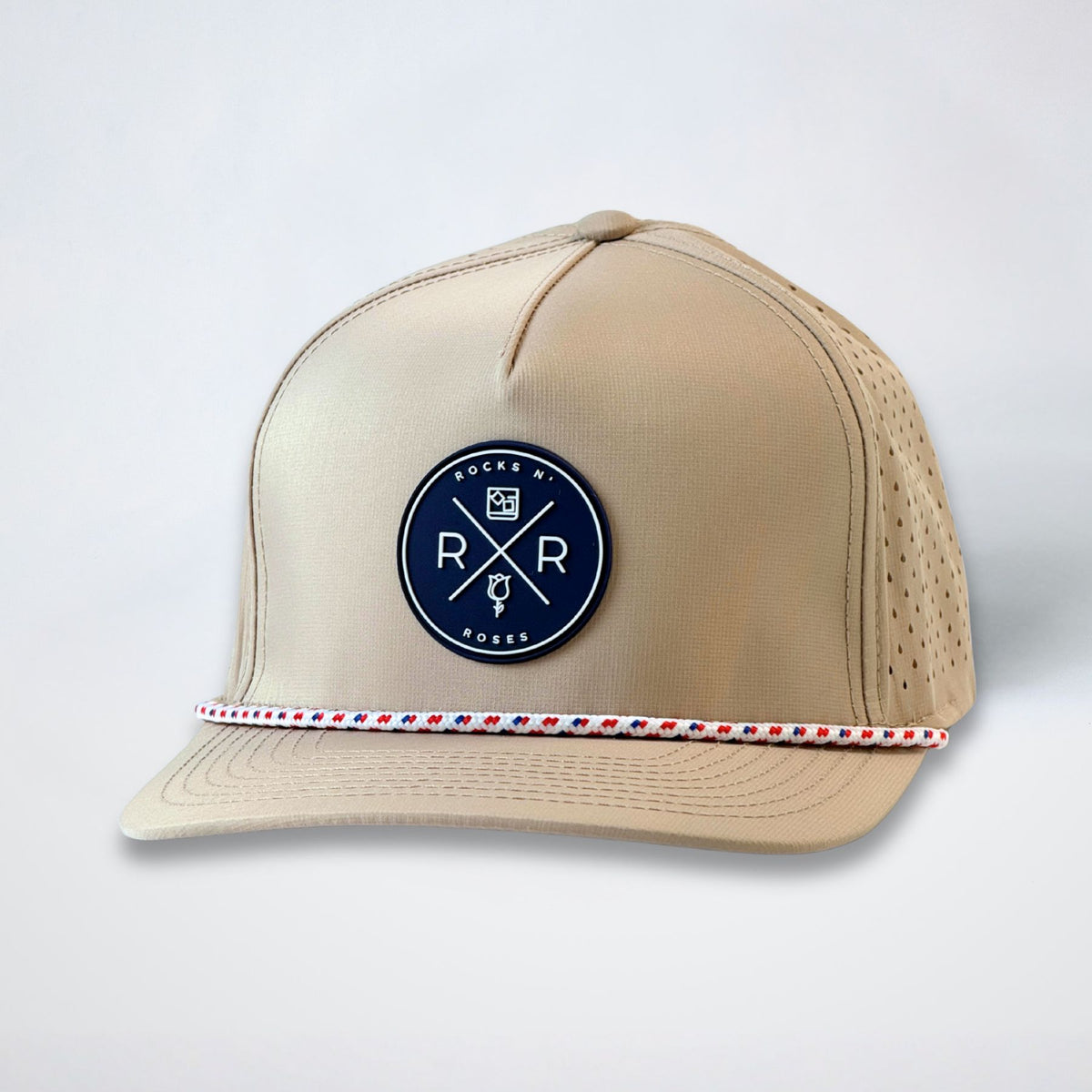 Tan Performance Golf Hat