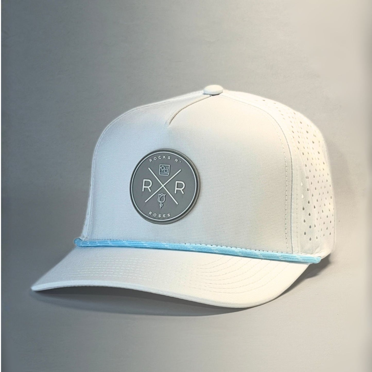 White Performance Golf Hat