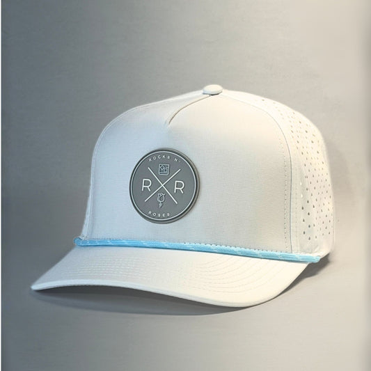 White Performance Golf Hat