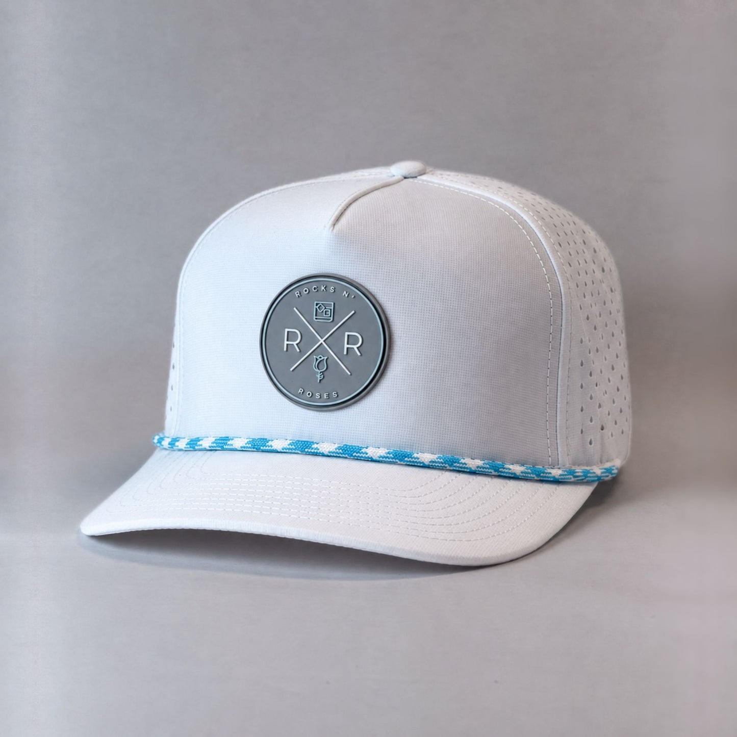 White Performance Golf Hat